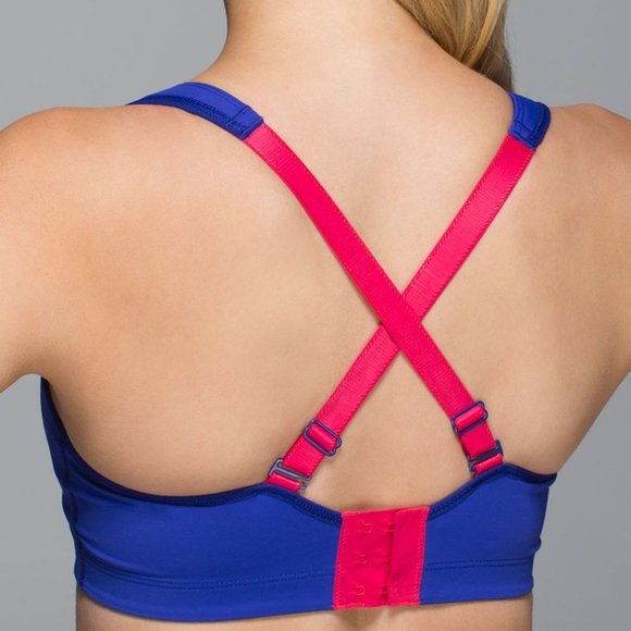 Lululemon Ta Ta Tamer II Size 34D in Pigment Blue and Pink - Picture 6 of 6